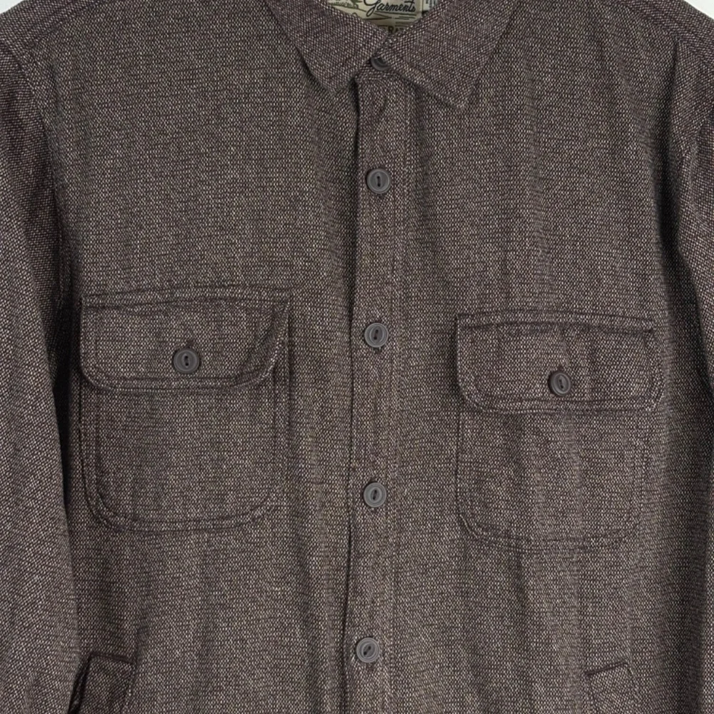 Grayers Outdoor Garments Cold Weather Rated Shirt Jacket M Brown Twill Button Up